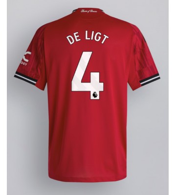 Manchester United Matthijs de Ligt #4 Replika Hjemmebanetrøje 2025-26 Kortærmet